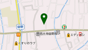 八木理容所の地図画像