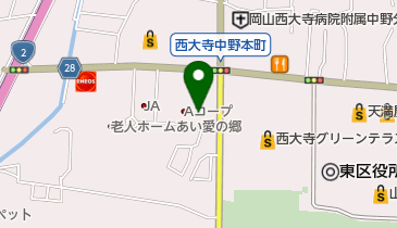 有限会社まき理容室 西大寺Aコープ店の地図画像