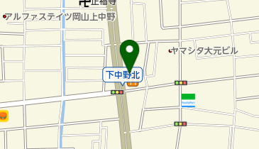 ラッキー理容岡山店の地図画像