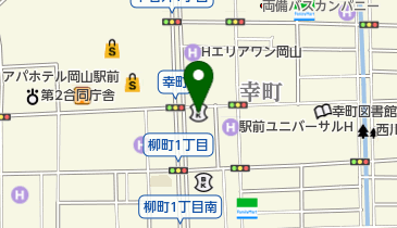 名鉄観光サービス株式会社岡山支店の地図画像