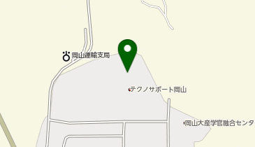 テクノサポート岡山の地図画像