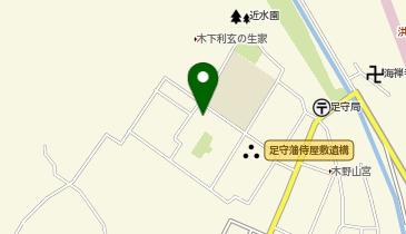 岡山市役所 北区役所 足守地域センターの地図画像
