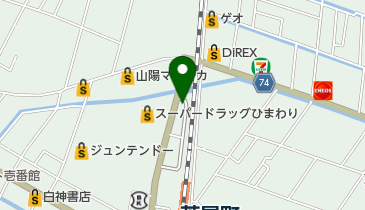 フラワーショップかねやすの地図画像