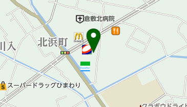 おかやまコープホームヘルプサービスセンターの地図画像
