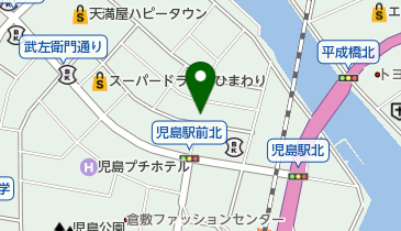 ヤマキ七番街くだもの店の地図画像