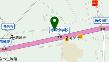 倉敷市 赤崎憩の家の地図画像