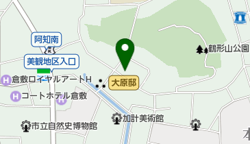 倉敷市役所 社会教育施設 倉敷公民館の地図画像