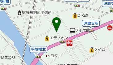 倉敷市 児島憩の家の地図画像