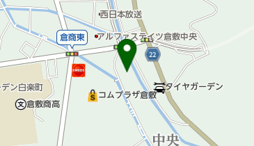 倉敷市 中央憩の家の地図画像