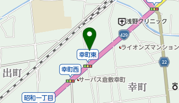 幸町会館の地図画像