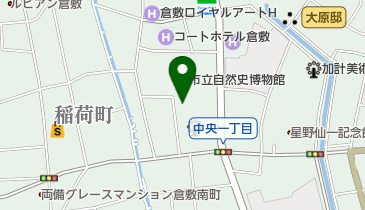 倉敷市 観光休憩所の地図画像