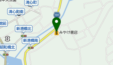 みやけ文具の地図画像