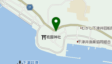 万谷精肉店の地図画像