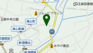 岡谷鮮魚店の地図画像