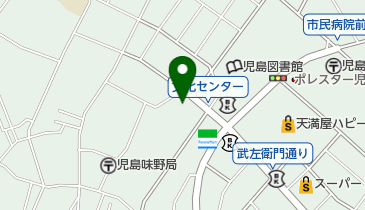 クロップヘアの地図画像