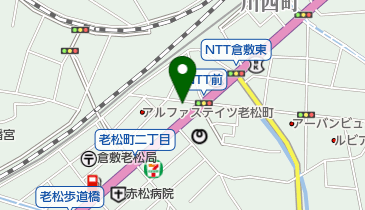 奈奈美容室の地図画像