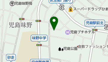 ヨーガンレール・倉敷の地図画像