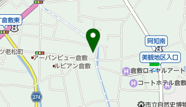 小田理容所の地図画像