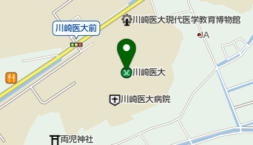 髪の店川崎学園理容店の地図画像