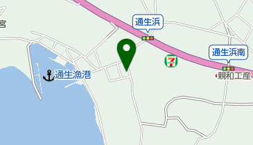 亀井理容店の地図画像