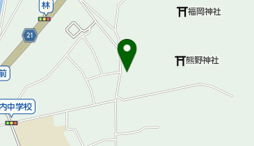 たかはた理容の地図画像