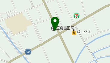 渡辺理容院富田の地図画像