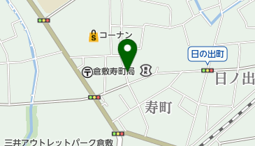 魚処ほそ川の地図画像