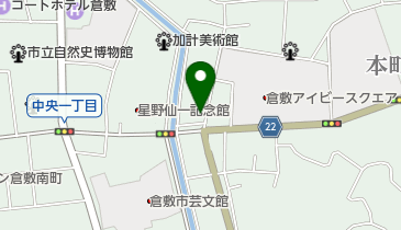 酒房八重の地図画像
