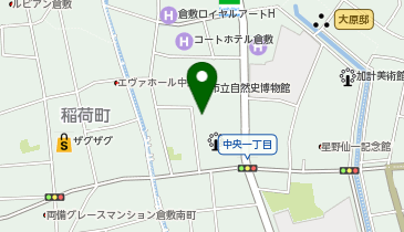 倉敷市役所 文化産業局 国際課 国際交流情報コーナーの地図画像