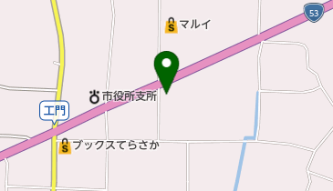 岡崎衣料店の地図画像