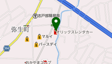 東真産業株式会社 セルフ林田SSの地図画像