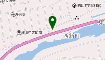 アトム電器津山店の地図画像