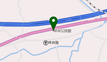 坪井公民館の地図画像