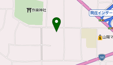 津山市 院庄公民館の地図画像