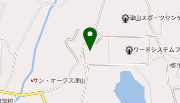 津山市 東苫田公民館の地図画像