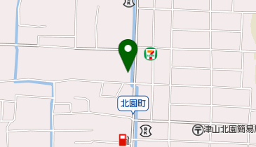 日本棋院津山支部囲碁会館の地図画像