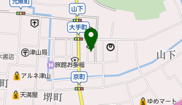 岡山県信用保証協会津山支所の地図画像