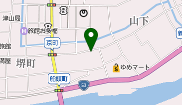 下山ランドリーの地図画像
