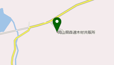 岡山県森林組合連合会 津山支所の地図画像