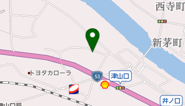 ゲオール化粧品津山統轄営業所の地図画像
