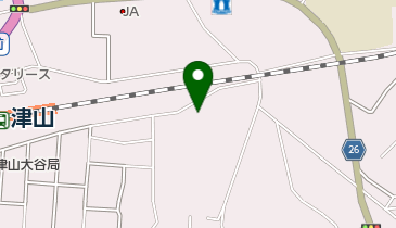 津山中央ゴルフ練習場の地図画像