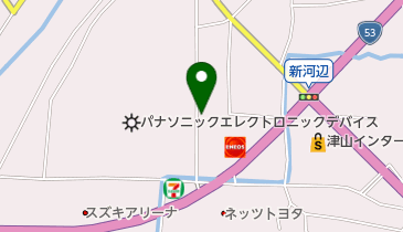 明和製紙原料株式会社津山営業所の地図画像