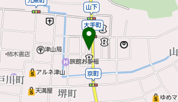 中銀証券株式会社津山支店の地図画像