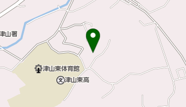 津山朝日新聞東部販売所の地図画像