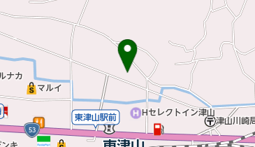 秋山美容院の地図画像