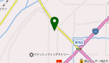 ペットワールドアミーゴ津山店の地図画像