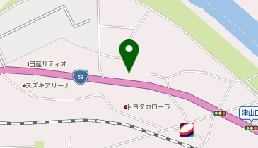 株式会社つるや 津山口店の地図画像