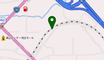 マージャンクラブ一休の地図画像