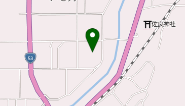 津山自動車検査場の地図画像