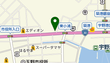 宇野繁正通運株式会社の地図画像